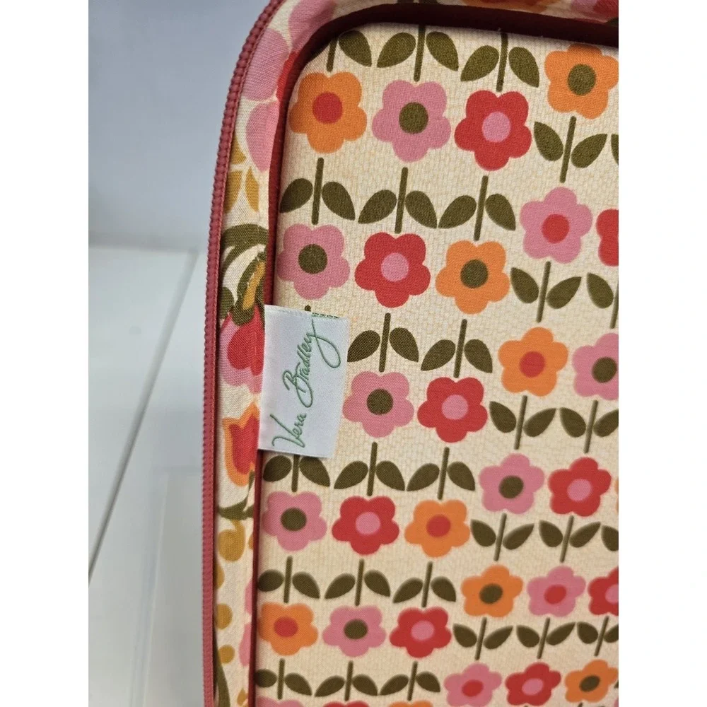 Vera Bradley Hard Shell Laptop Computer Case Bag Folkloric Retired Strap VTG